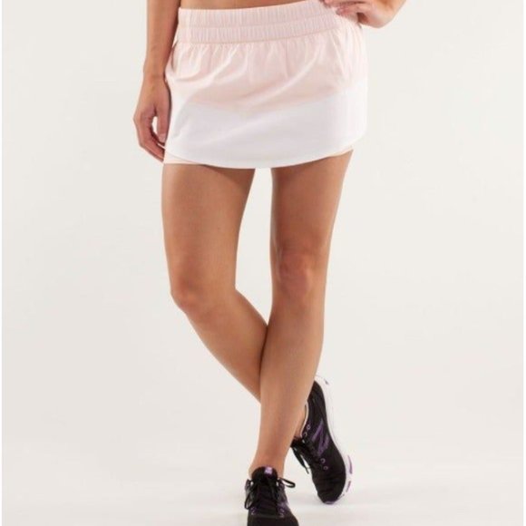 Lululemon Tennis Running Skort Pink and white - Picture 2 of 8